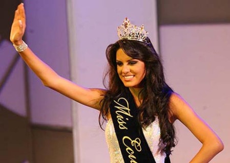 Sandra Vinces Pinoargote, Miss Ecuador 2009.